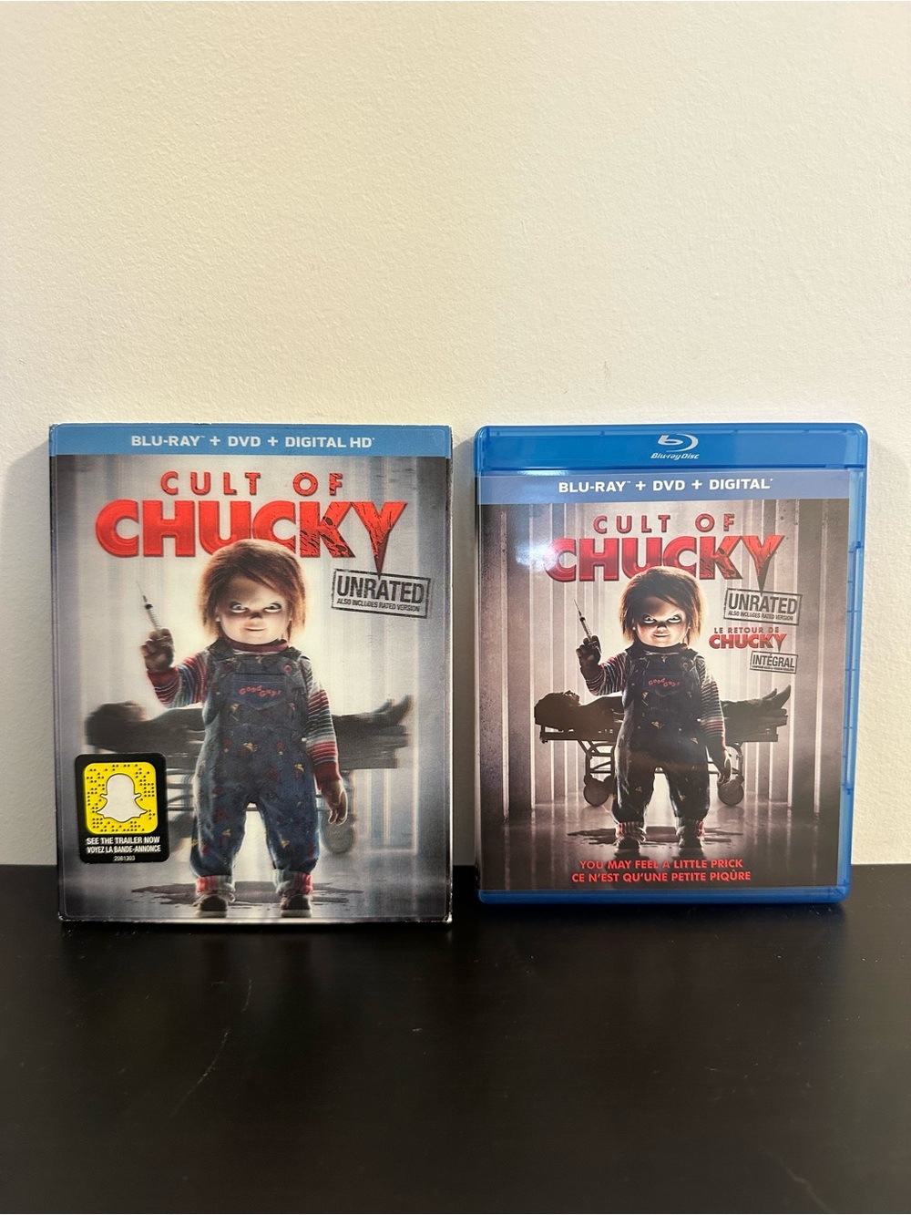 Cult of Chucky Unrated Blu-ray + DVD Lenticular Slipcover Complete - Picture 3 of 6
